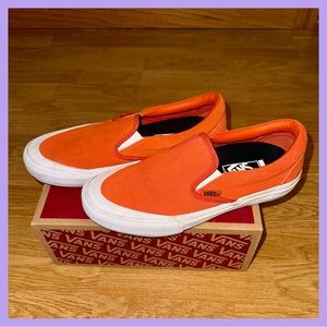 Vans Ultra Cush Pro Suede Slip Ons 🧡🧡❤️‍🔥💛🧡